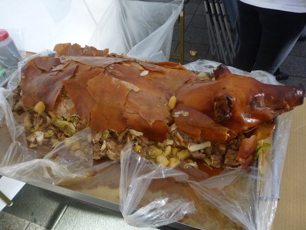 まーさんフェスティバルあぐー丸焼き